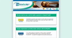Desktop Screenshot of govpaynet.com