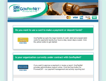 Tablet Screenshot of govpaynet.com